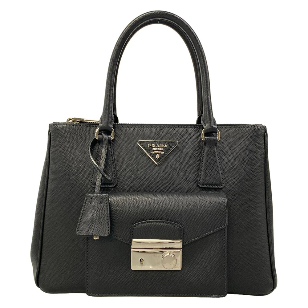 Prada Black Saffiano Lux Handbag #352948P15B
